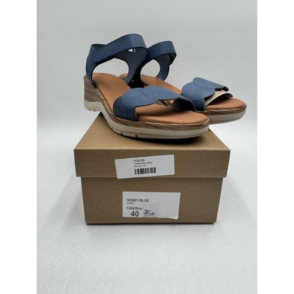 NEW Eric Michael HONEY Women's Dress Sandal Blue EU Size 40 Medium NIB - Picture 11 of 11